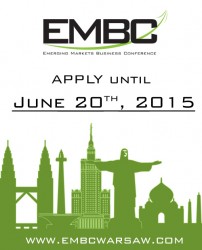 Zapraszamy na Emerging Markets Business Conference 2015!