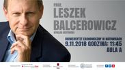 Leszek Balcerowicz w Katowicach: 9 listopada 2018 r.