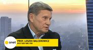 Leszek Balcerowicz: Bardzo ważne, żeby dochodzenie policji było jawne, ONET