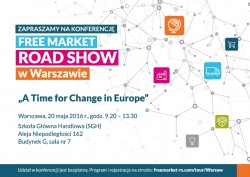 Konferencja Free Market Road Show 2016 w Warszawie | 20.05.2016